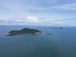 Aerial view of Koh Tonsay
