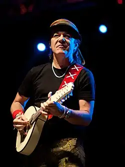 Armandinho (Brazilian guitarist) with bandolim or mandolin