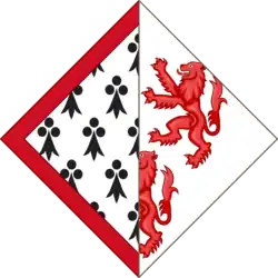 Coat of arms of Anne de Pisseleu, Countess of Penthièvre, Duchess of Étampes