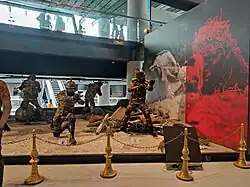Models at the Army Gallery in Bangladesh Military Museum