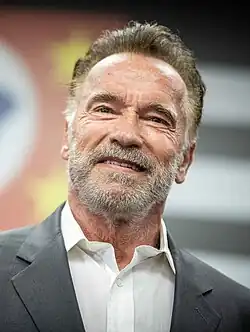 Headshot of Arnold Schwarzenegger