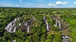 Aruu falls located along Gulu Kitgum highway, in Pader district, northern Uganda.