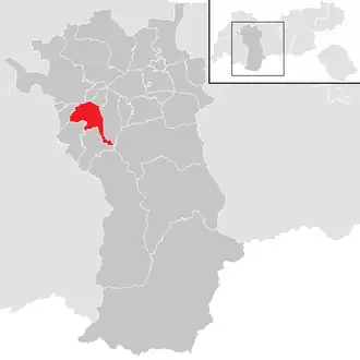 Location in the district