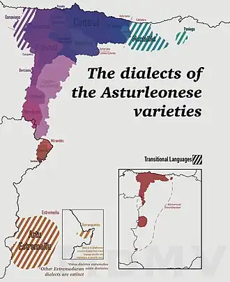 Dialects of the Asturleonese linguistic varieties