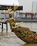 The bow of barge Asura Paksi[25]