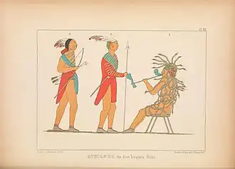 Atotarho, the first Iroquois Ruler (1851) by Seth Eastman