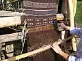 Loom weaving, reconstruction