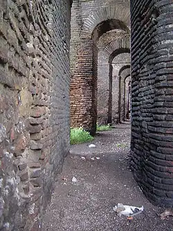 Sentry passage near Porta Metronia.