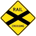 (W7-3) Rail Crossing