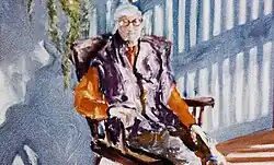 Grandma (detail), 50 × 70 cm, oil on canvas