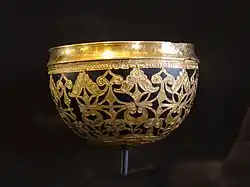 Gold chariot axle cover, Germany, 4th century BC