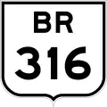 BR-316 shield}}