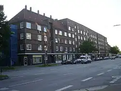 Brick-buildings at the street Horner Landstraße in 2006.