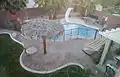 Backyard with pool in Las Vegas, Nevada, United States