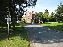 Badgeworth Court, in the Dutch Colonial style (1829), former home of Colonel Selwyn Payne