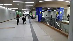Concourse area of the station