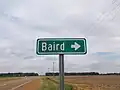 Sign to Baird