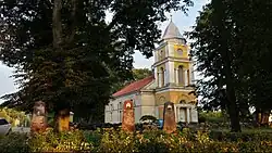 Baldones luthenaruan churck and the red army brother graveyard