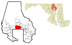 Location within Baltimore County
