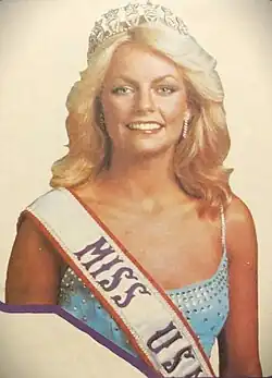 Miss USA 1977 Kimberly Tomes, Texas
