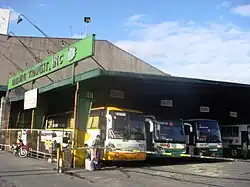 Baliwag Transit bus terminal in Cubao, Quezon City