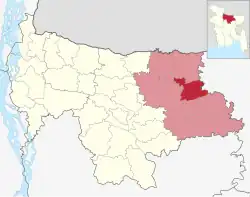 Location of Barhatta