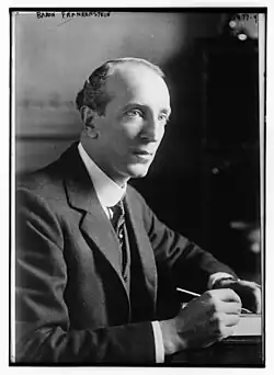 Photograph of Georg von und zu Franckenstein, c. 1920–1925, when he was Austrian Minister to the Court of St James