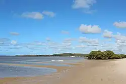 Beach in Barra de São Miguel