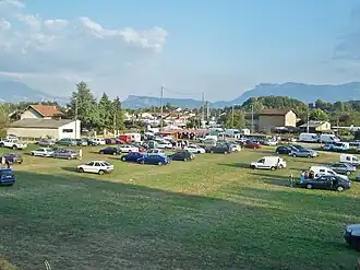 Beaucroissant during the foire de Beaucroissant event, in 2007