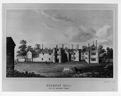 Beaupré Hall in its ancient state