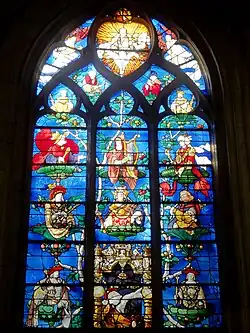 Tree of Jesse window, Church of St-Étienne, Beauvais, France, Engrand Le Prince (1522–1524)