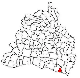 Location in Dolj County