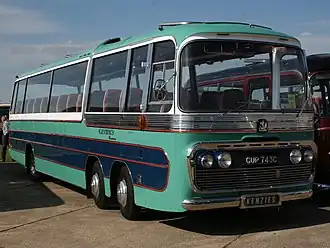 Bedford VAL twin steer coach