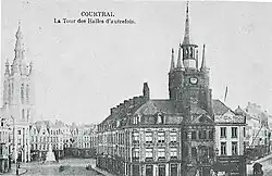 The Cloth Halls in 1897 on today's Grote Markt