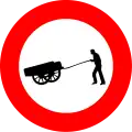 C17: No entry for hand carts