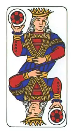 King of coins (Bergamo pattern)