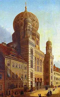 New Synagogue, Berlin, 1865: now at the Märkisches Museum