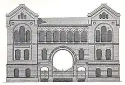 Berlin Lindenstrasse (1890–91; damaged in the Kristallnacht 1938, destroyed 1945)