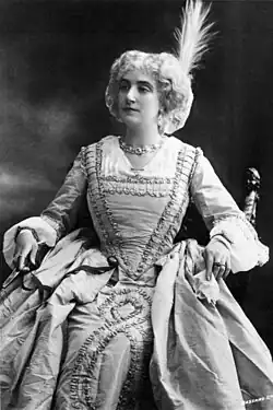 woman in costume as an aristocrat