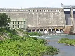 Bhavanisagar Dam located near the town
