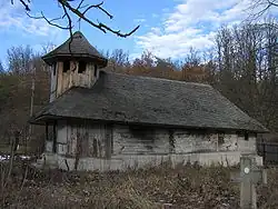 Wooden church in Valea Caselor