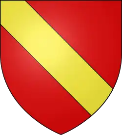Heraldic shield of the house of Chalon.[4]