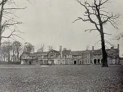 Blythe Hall as shown in sale advert in December 1923