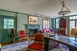 1822 Living Room with fireplace relocated by Robert Dechert (1935)