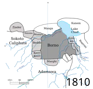 Bornu Empire in 1810