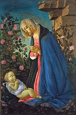 The Virgin Adoring the Sleeping Christ Child, 1490, Scottish National Gallery, Edinburgh