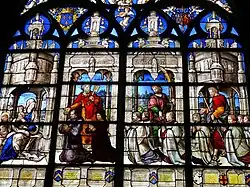 Chapel of Saint Anne, or Tullier (1533); the Tullier family is presented to Saint Anne