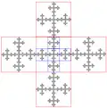 Self-similarities I — removing corner squares.