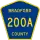 County Road 200A marker
