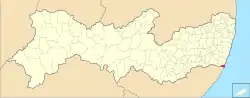Location of São José da Coroa Grande in Pernambuco